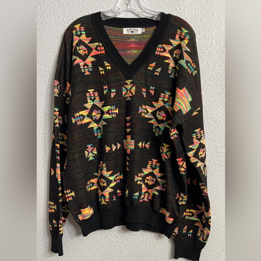 Crazy Train Aztec Sweater